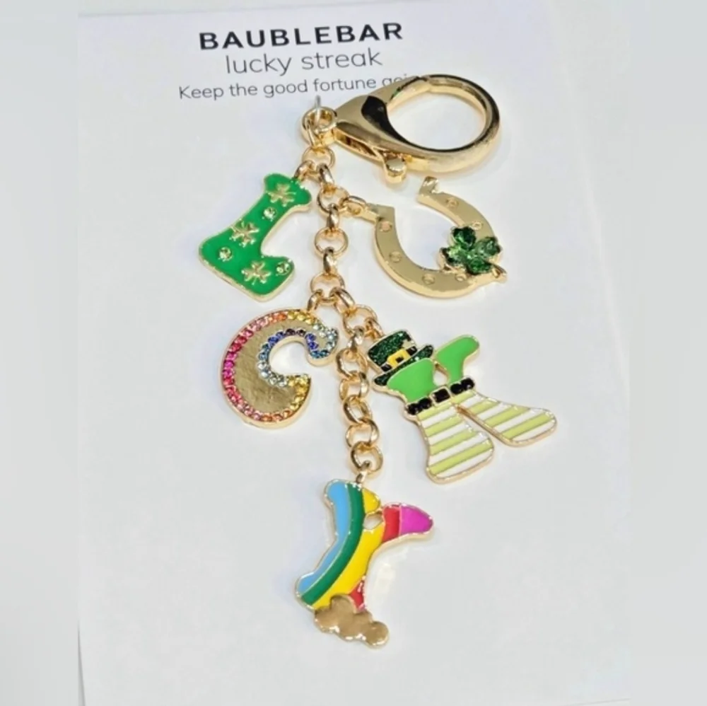BaubleBar charming keychain